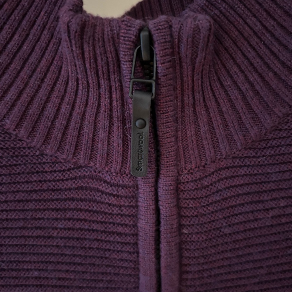 Smartwool Texture Wool Blend Half Zip Sweater In … - image 6